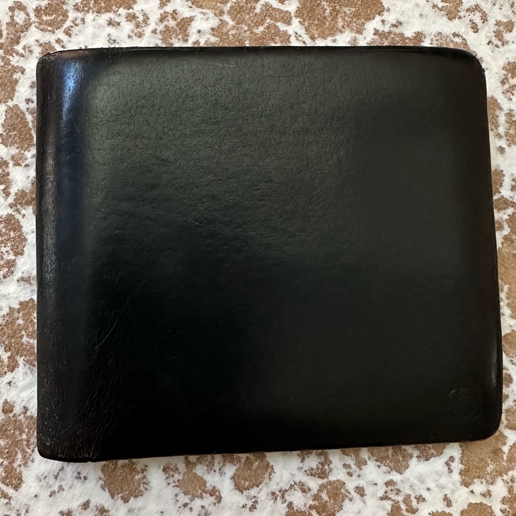 Loewe Black Leather Men Wallet
